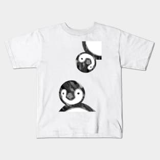 Penguins peeking Kids T-Shirt